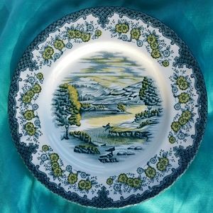 Vintage Coniston Royal Tudor Ware small 7" plate